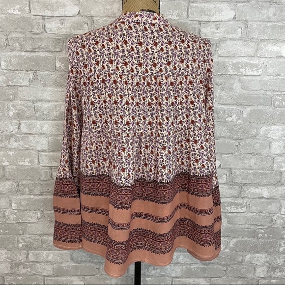 Blue Rain Boho Top - Picture 2 of 4